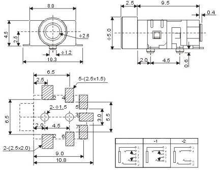 耳機(jī)插座PJK-510(TG-270D)  圖紙.jpg