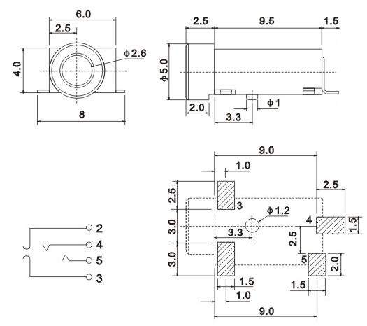 3.5耳機(jī)插座